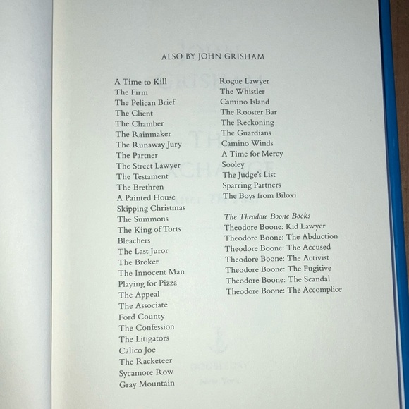 The Exchange by John Grisham Hardcover - Picture 8 of 16